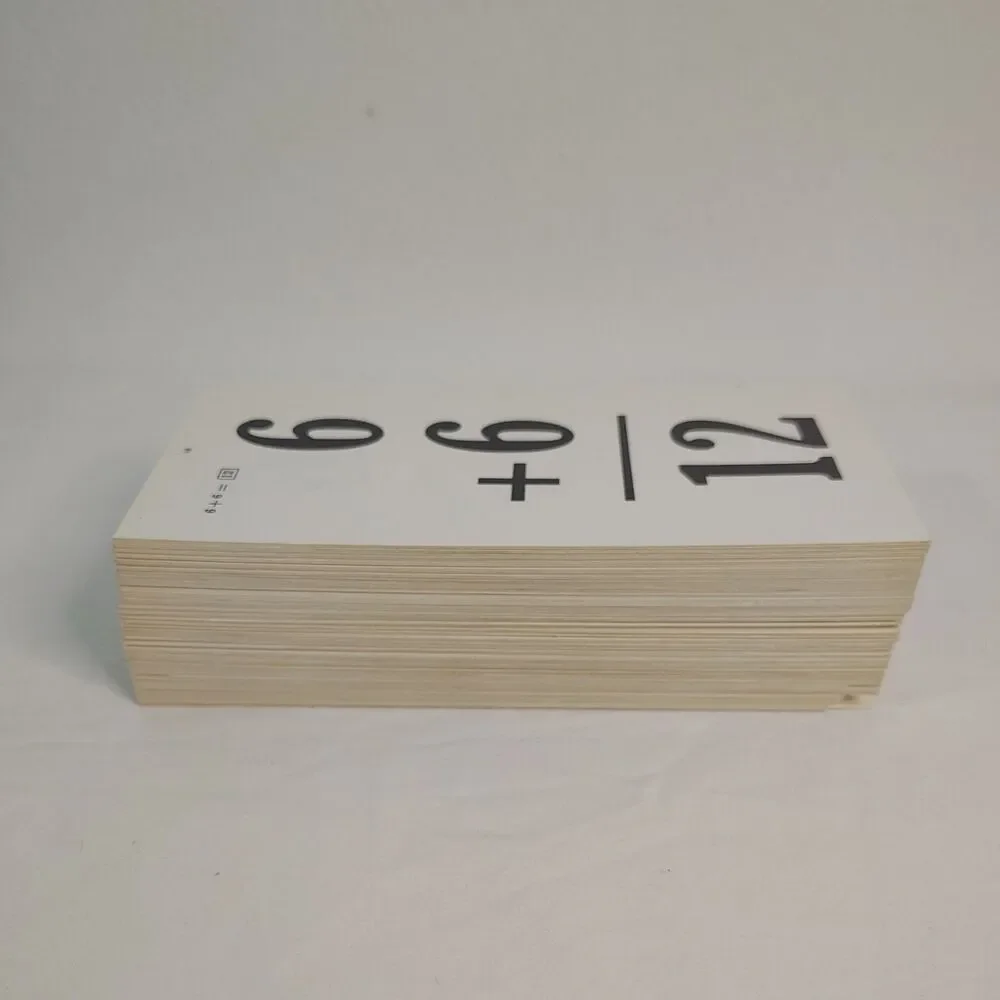 Vintage 1962 Milton Bradley Self Teaching Flash Cards Addition Set Grades 2-6